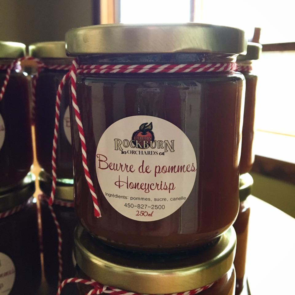 Honeycrisp apple butter / Beurre de pommes Honeycrisp