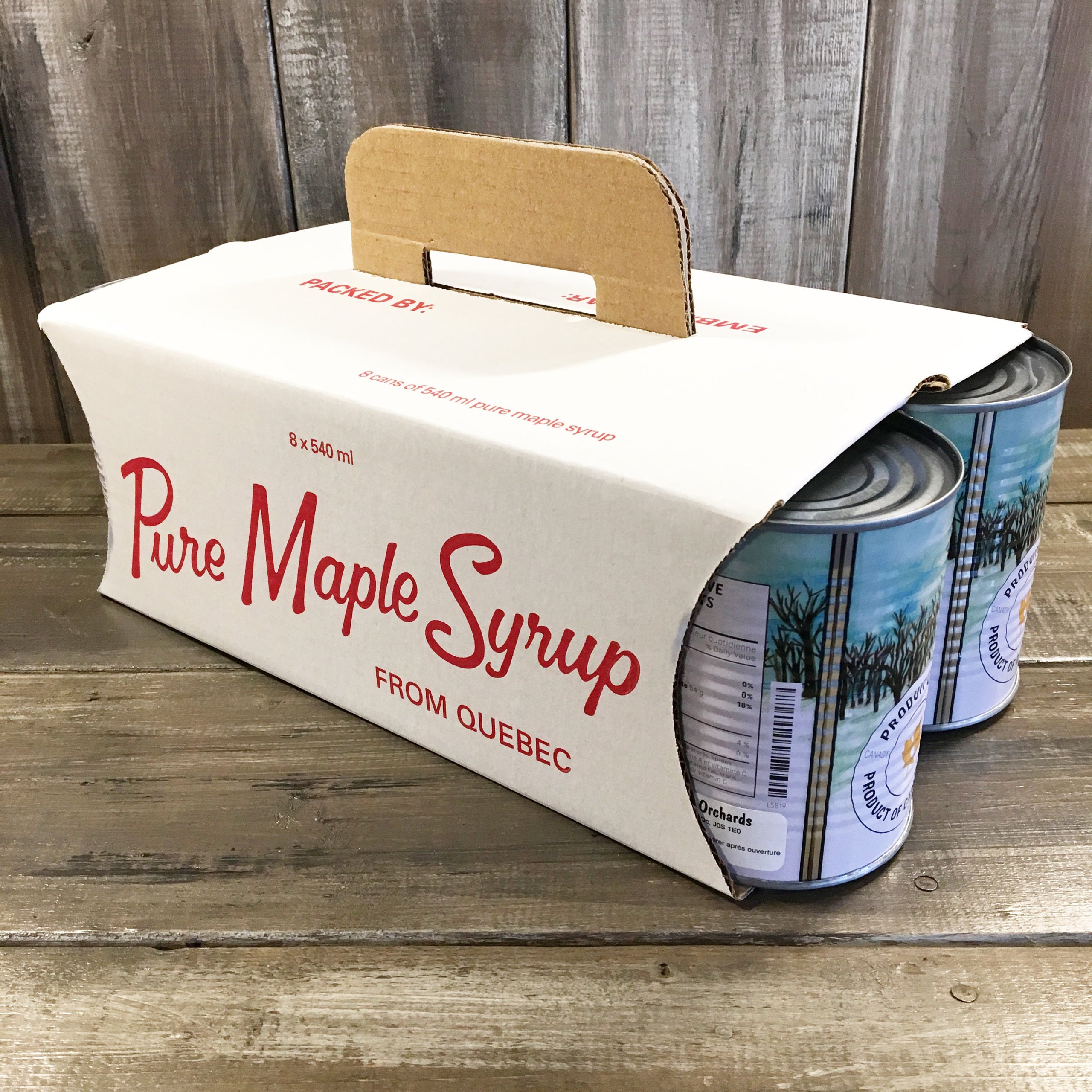 Gallon of maple syrup
